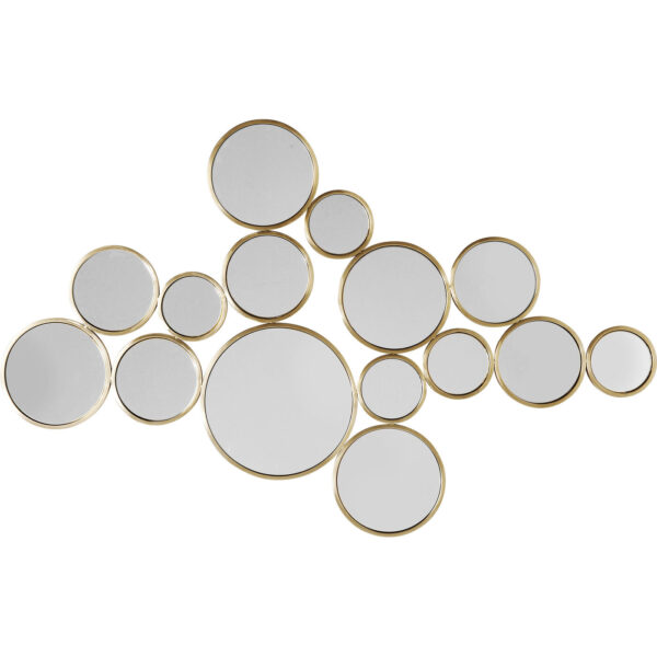 Mirror Bubbles Brass 138x93cm
