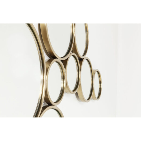 Mirror Bubbles Brass 138x93cm - Image 3
