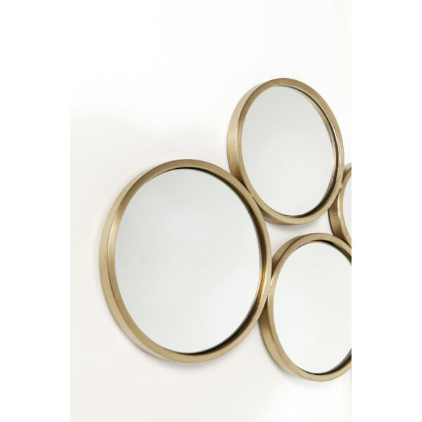 Mirror Bubbles Brass 138x93cm - Image 4