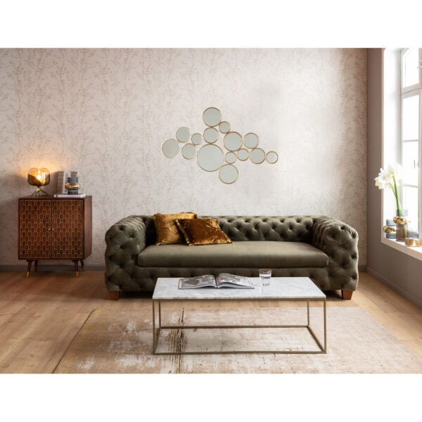 Mirror Bubbles Brass 138x93cm - Image 7
