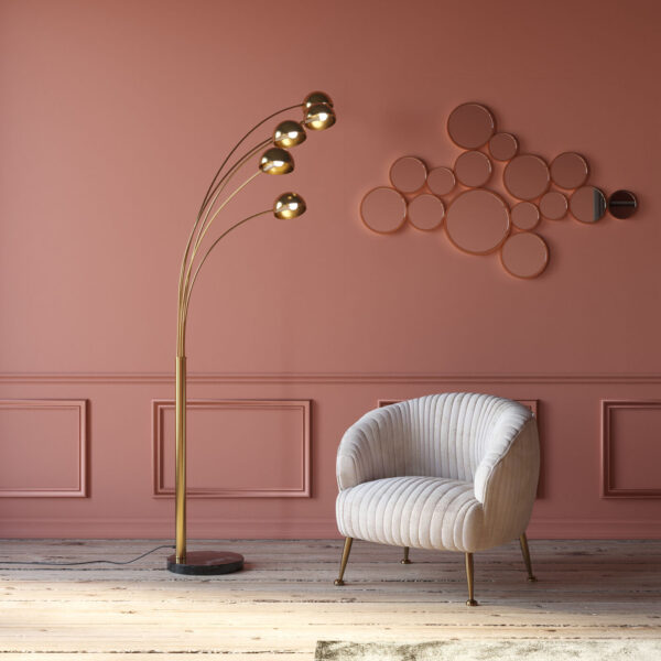 Mirror Bubbles Brass 138x93cm - Image 8