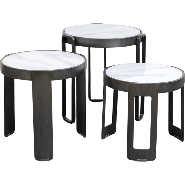 Coffee Table Perelli Black (3/Set) - Image 6