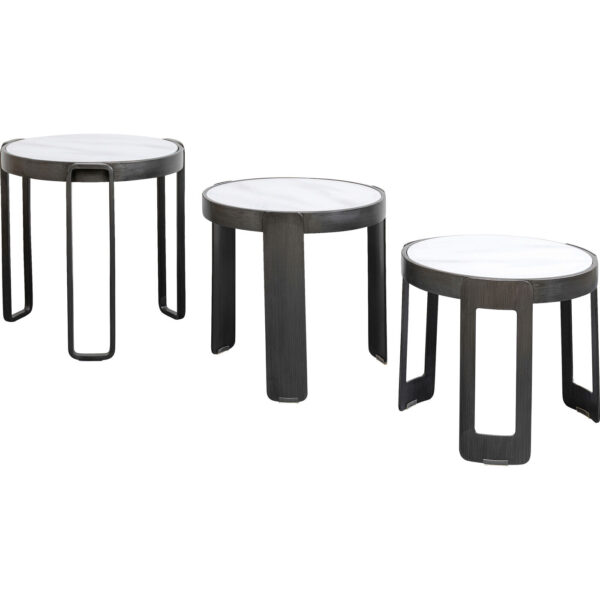 Coffee Table Perelli Black (3/Set) - Image 8