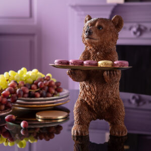 Deco Figurine Butler Standing Bear 35cm