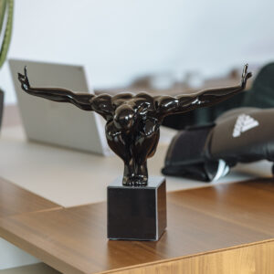 Deco Object Athlet Black Small 43cm