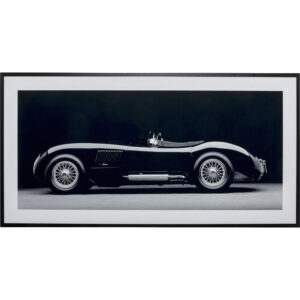 Framed Picture Old Racing Car 205x105cm
