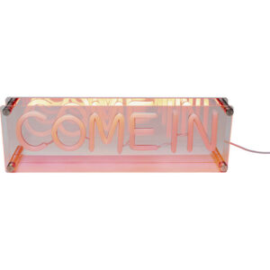 Table Lamp LED Font COME IN