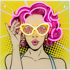 Glass Picture Beauty LED 39x39cm