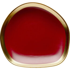 Plate Vibrations Red 27cm