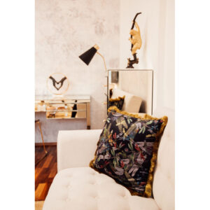 Cushion Tropical Garden Fringe 45x45cm