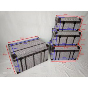 Trunk Espresso (4/Set)