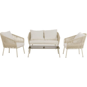 Sofa Set Elba Cream Quattro (4/part)