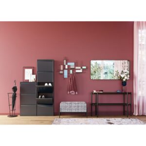 Chest bench Buttons Storage B&W Small