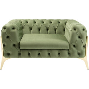 Armchair Bellissima Velvet Green 120cm
