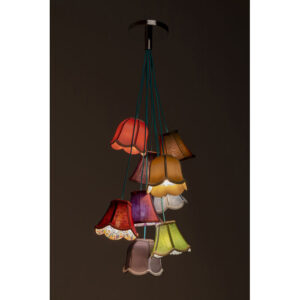 Pendant Lamp Saloon Flowers 9-lite