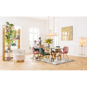 Object Picture Gold Flower 120x120cm