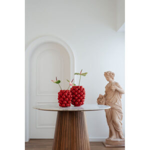 Vase Strawberries Red 30cm