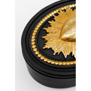 Deco Box Flaming Heart 9cm