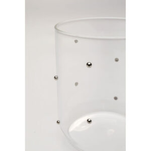 Tumbler Glam Dots Silver 9cm