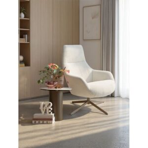 Swivel Armchair Mimi Cream